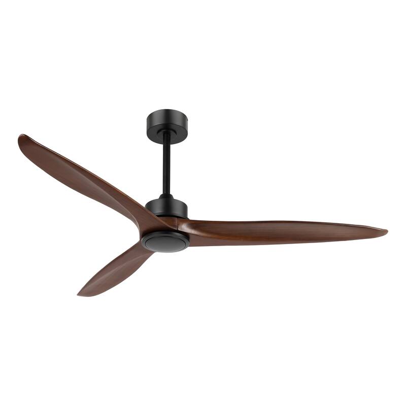WINGBO 60" Solid Wood DC Motor Indoor Ceiling Fan with Remote Control