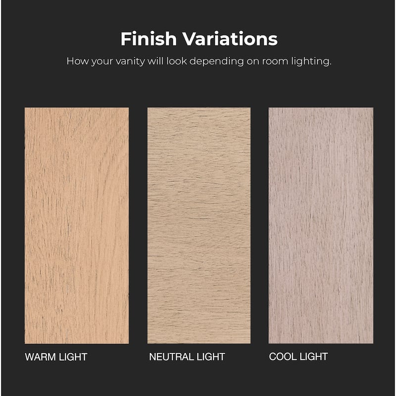 Athea Bathroom Vanity with White Engineered Marble Top