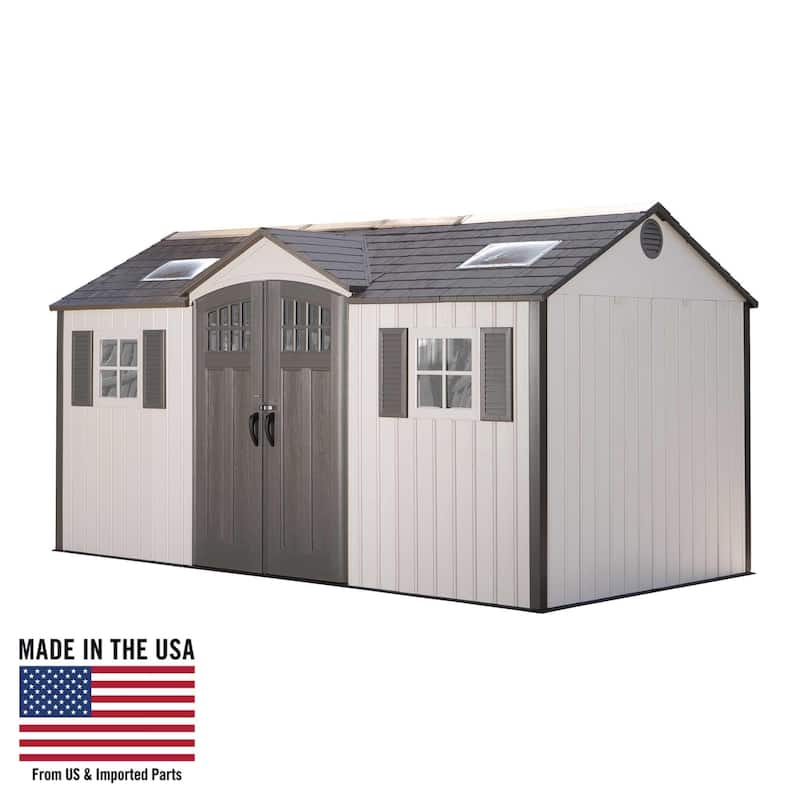 Lifetime 15 Ft. x 8 Ft. Outdoor Storage Shed
