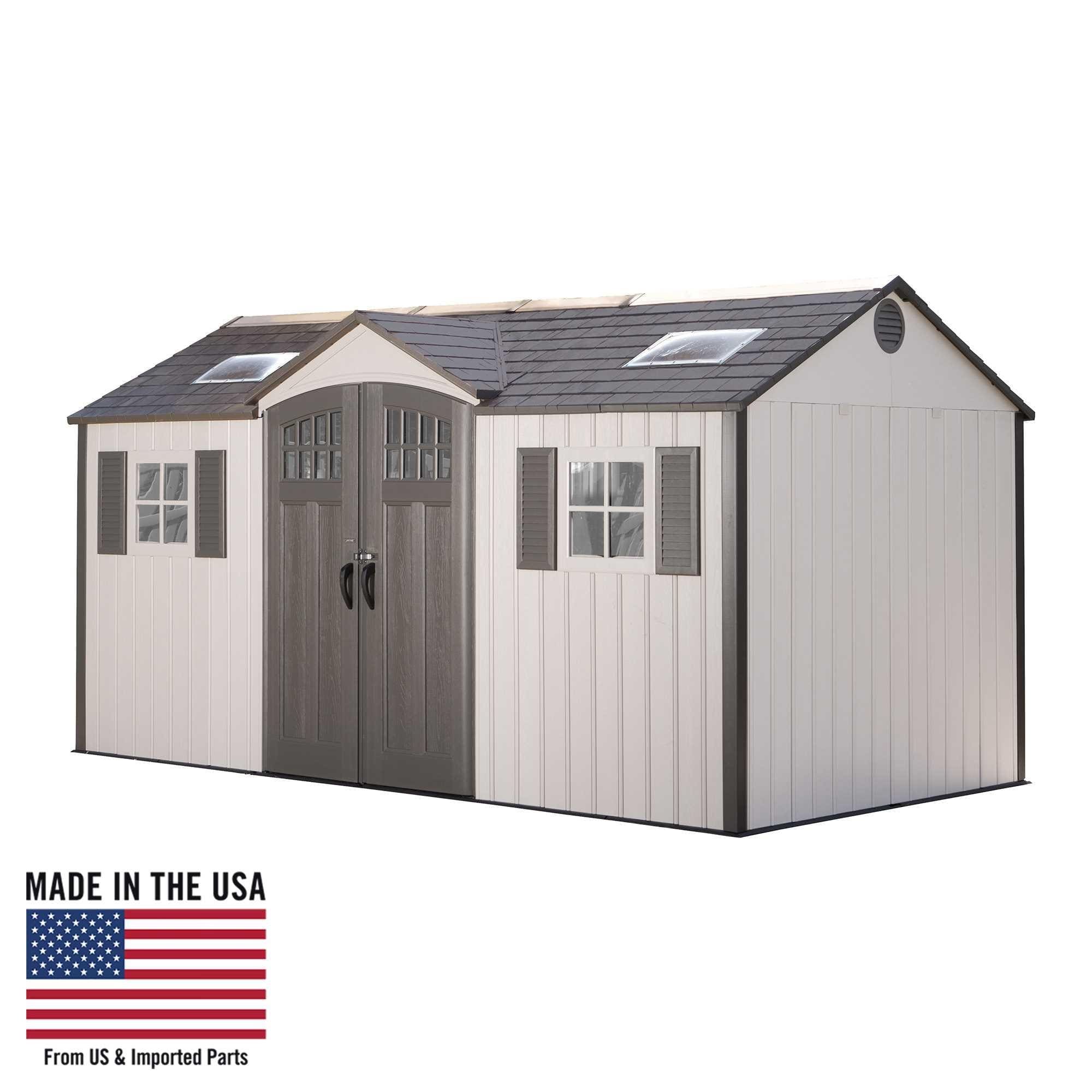 Lifetime 15 Ft. x 8 Ft. Outdoor Storage Shed