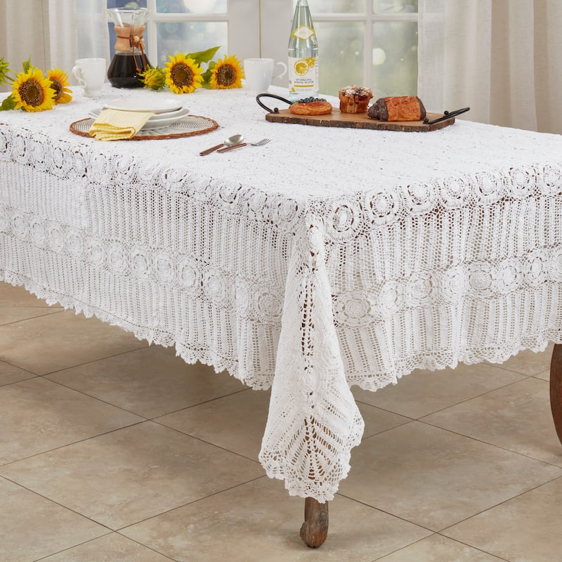Handmade Crochet Lace Table Linens