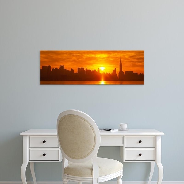 Easy Art Prints Panoramic Images's 'NYC, New York City New York State, USA' Premium Canvas Art