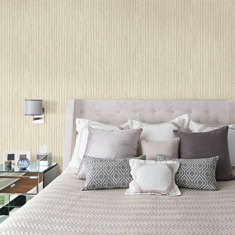 Brewster Maison Neutral Maison Texture Wallpaper - 20.5in x 396in x 0.025in