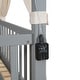 preview thumbnail 29 of 28, Wooden Twin Size Bed With Arched Roof and 2 Drawers