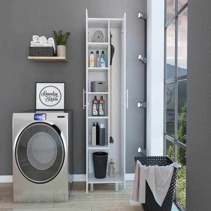 MutiFuntional Storage with 5 Tier Interior Shelves