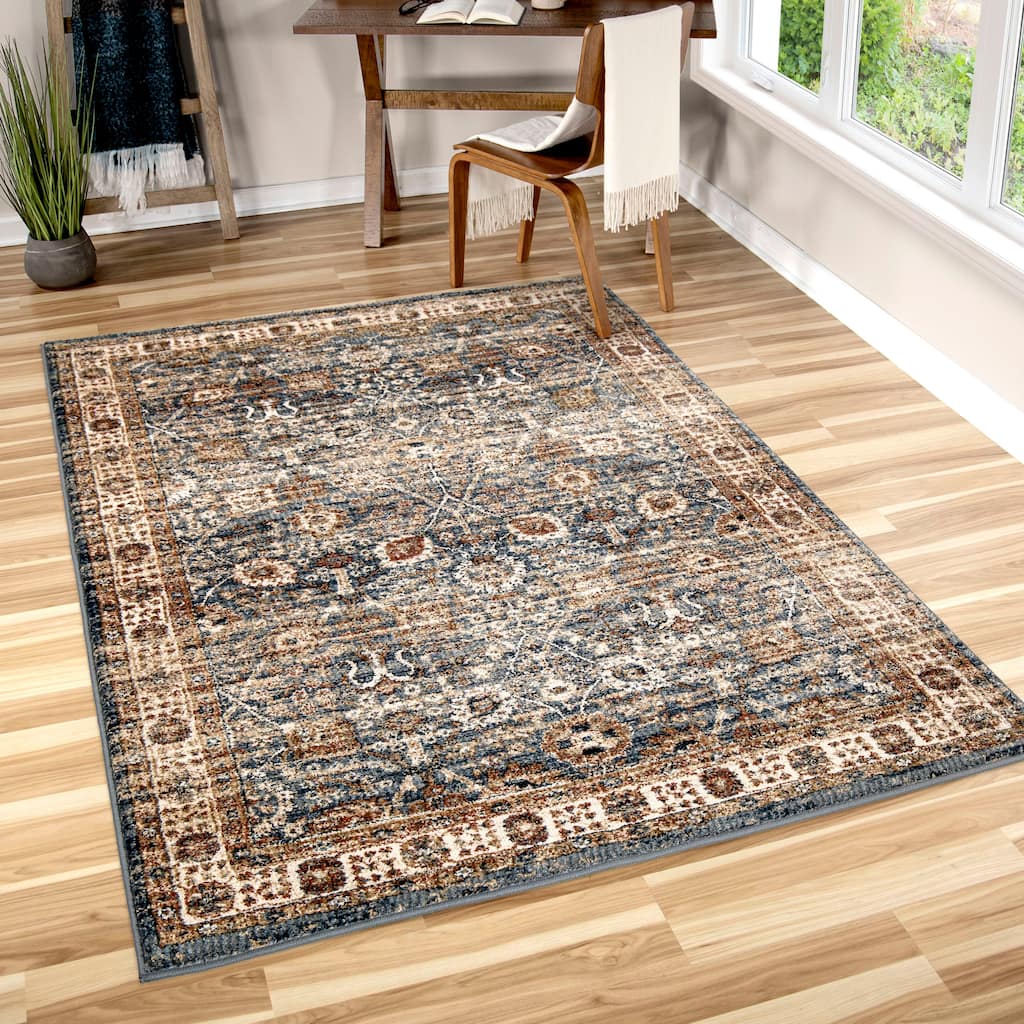 Orian Rugs Aria Tree Of Life Traditional Stain Resistant Area Rug