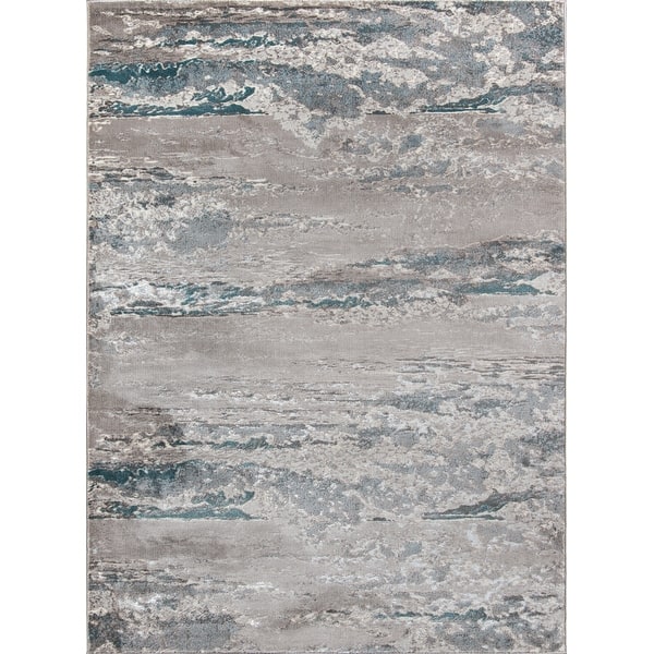 Monterey Rugs Skyline Decor Teal Monterey Rugs in Rectangle Shape - 2' X 3' - Bed ...