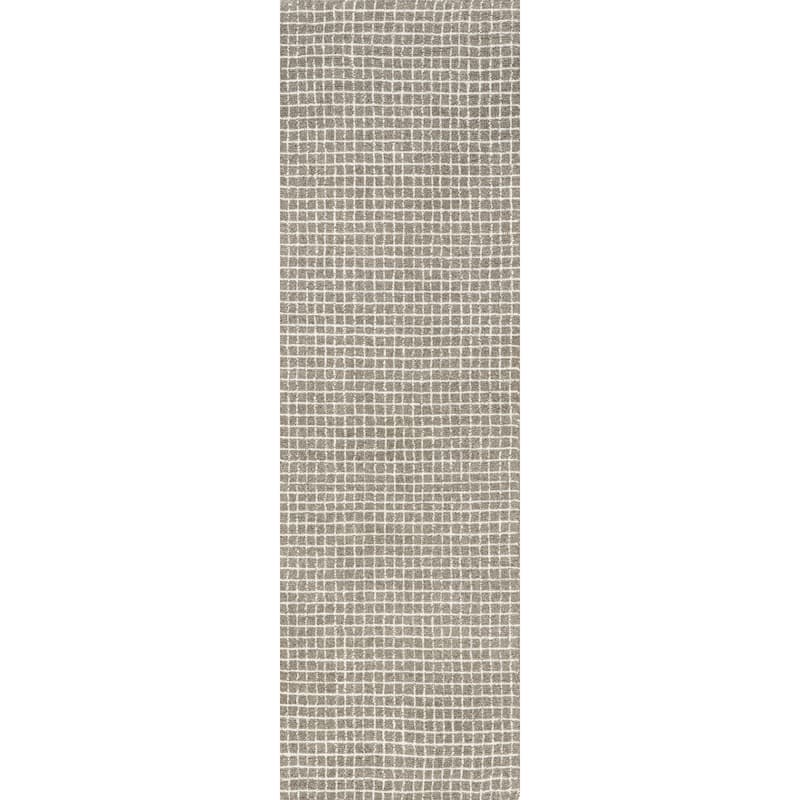 Nuloom Melrose Checked Wool Area Rug