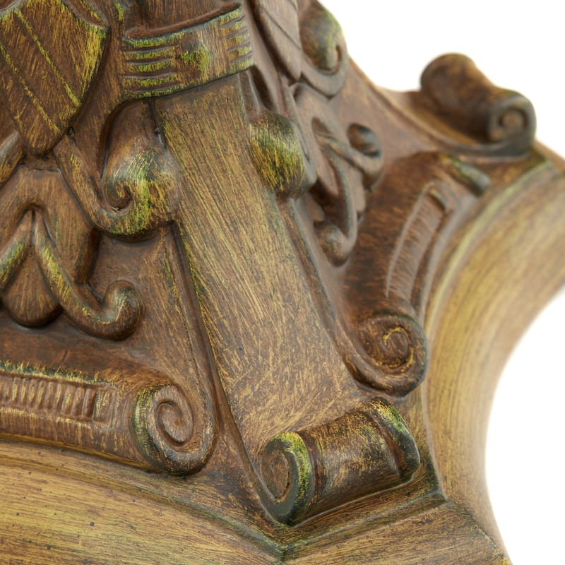 Alice River of Goods Multicolor Stained Glass Dome Shade 26.75-Inch Table Lamp - 18" x 18" x 26.75"