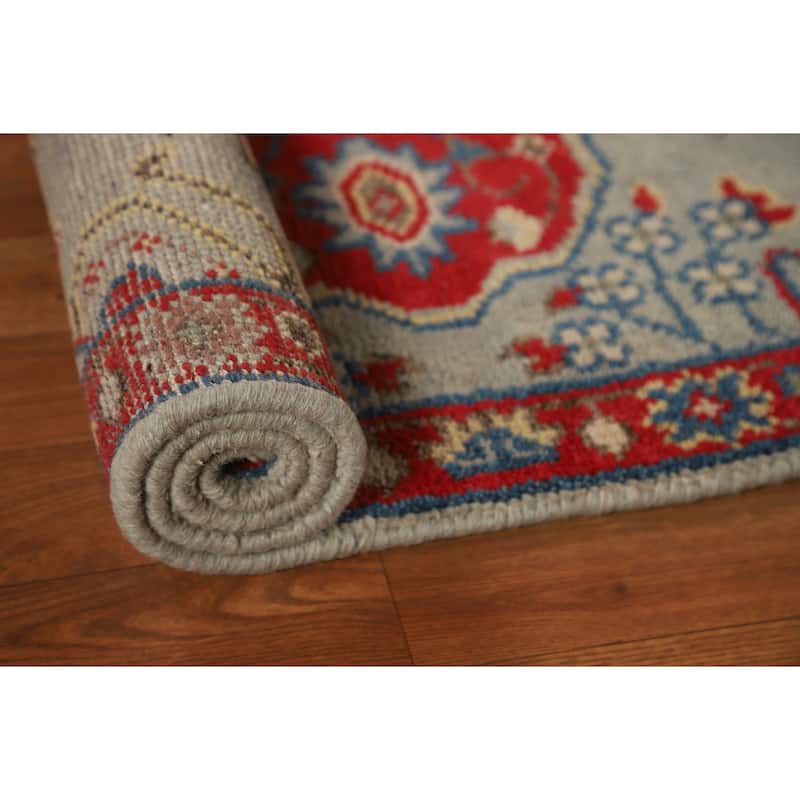 Animals Design Kazak Indian Foyer Rug Handmade Wool Carpet - 2'6"x 5'10"