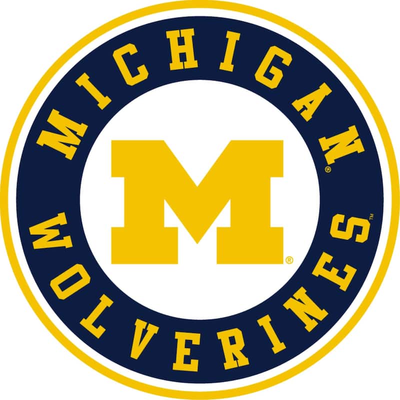 NCAA Officially Michigan Wolverines Men's Silk Touch Bathrobe