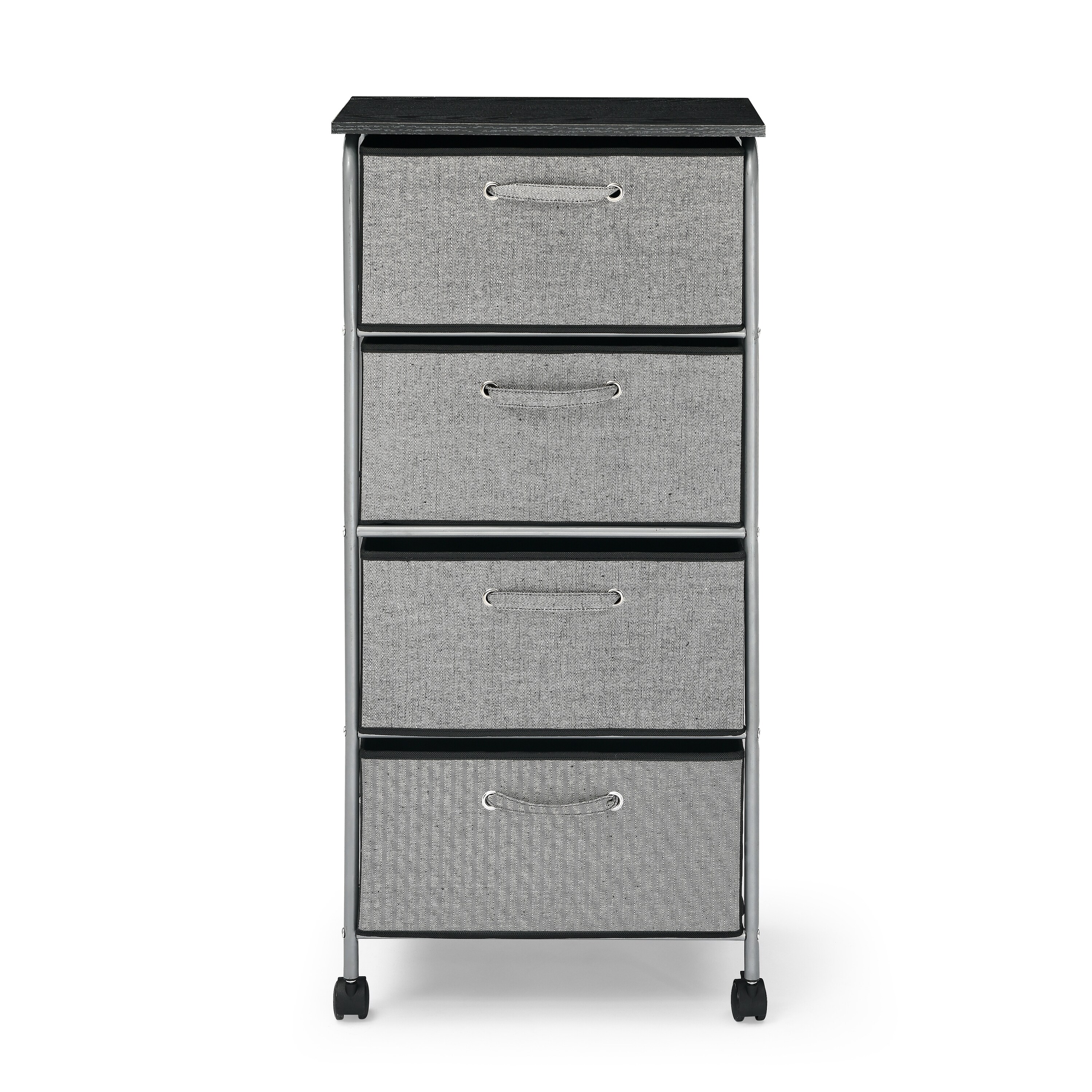 3 drawer sales fabric storage cart