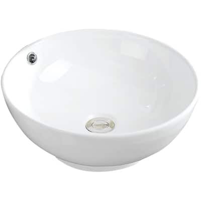 Karran USA VC-410 Valera 16-5/8" Circular Vitreous China Vessel