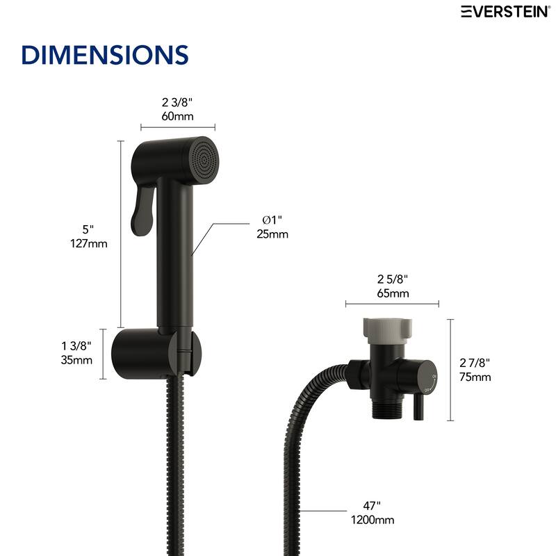 Multi-Purpose Handheld Bidet Sprayer Round Bidet Sprayer Set