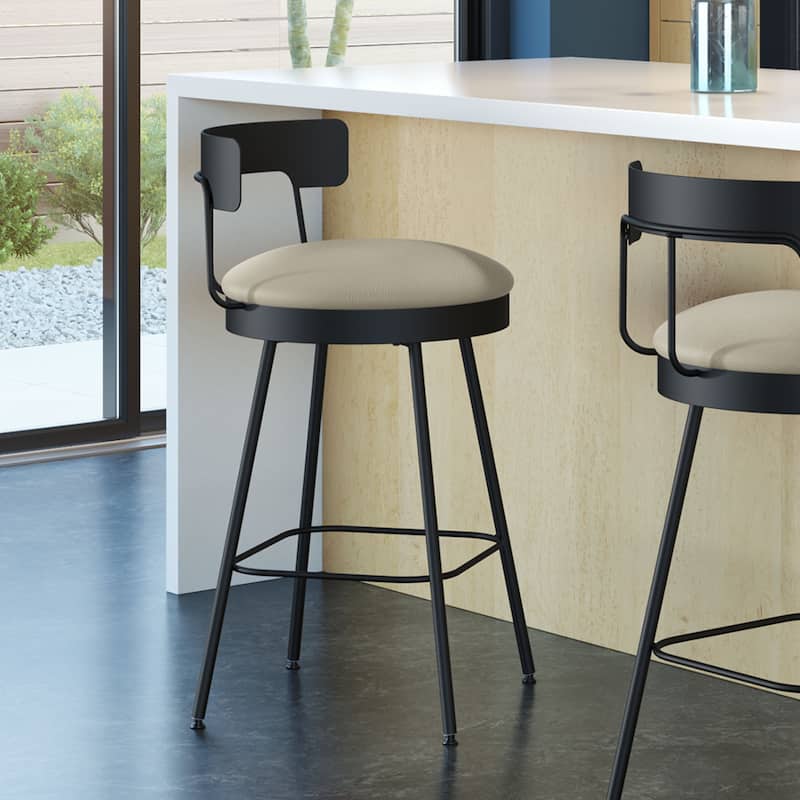 Amisco Monza Swivel Counter and Bar Stool