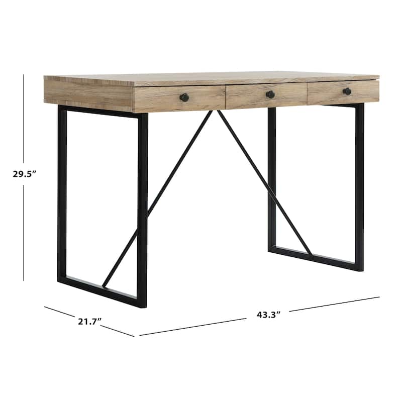 Carson Onnie Carrington Smorumnedre 3-Drawer Desk