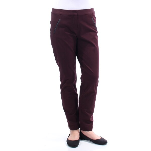 burgundy work pants