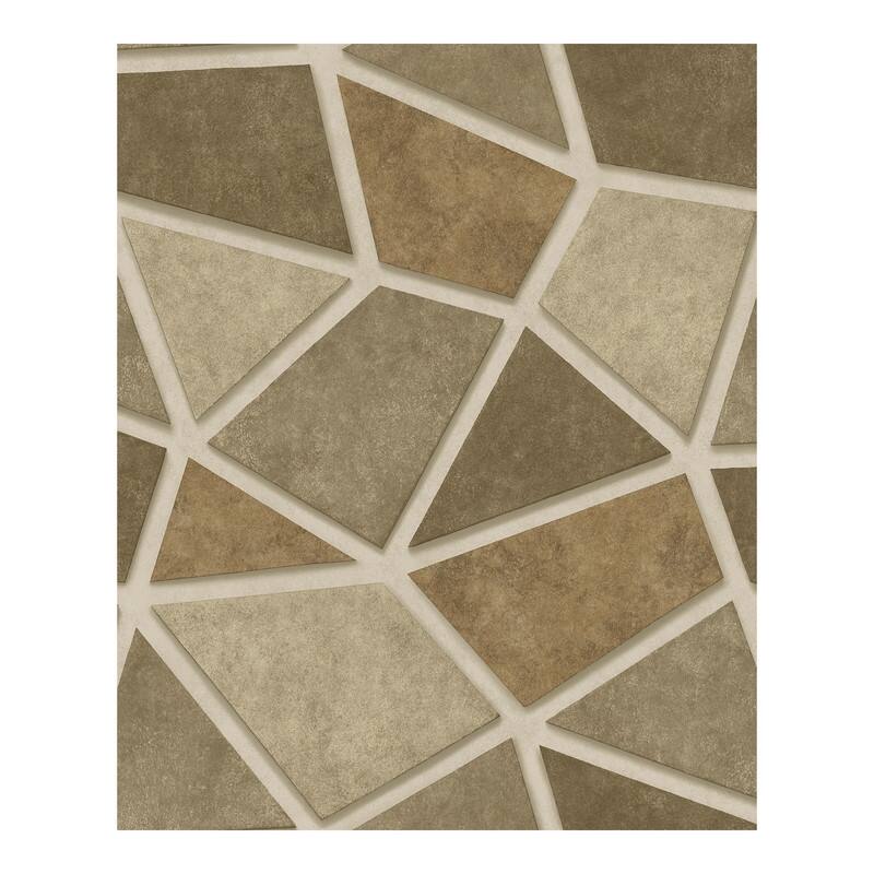 Fine Decor Coty Gold Mosaic Wallpaper - 20.5 x 396 x 0.025