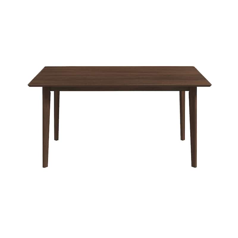 GDFStudio - Carlos Modern Solid Wood 47" Rectangular Dining Table with Beveled Edges