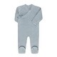 preview thumbnail 1 of 5, Ely's & Co. Moss Knit Footie Collection Blue - 18 Months