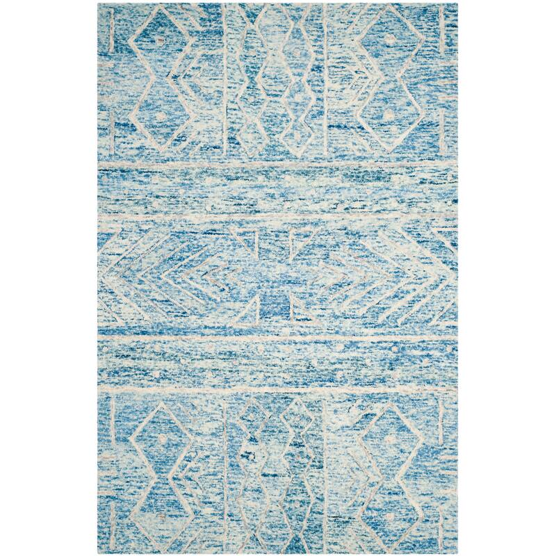 SAFAVIEH Handmade Chatham Vineta Modern Wool Rug