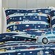 preview thumbnail 5 of 4, Blue Cars Reversible Kids Quilt Coverlet Bedspread Bedding Set