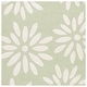 preview thumbnail 18 of 45, SAFAVIEH Handmade SAFAVIEH Kids Fleurette & Tween Wool Rug 6' Square - Sage/Ivory