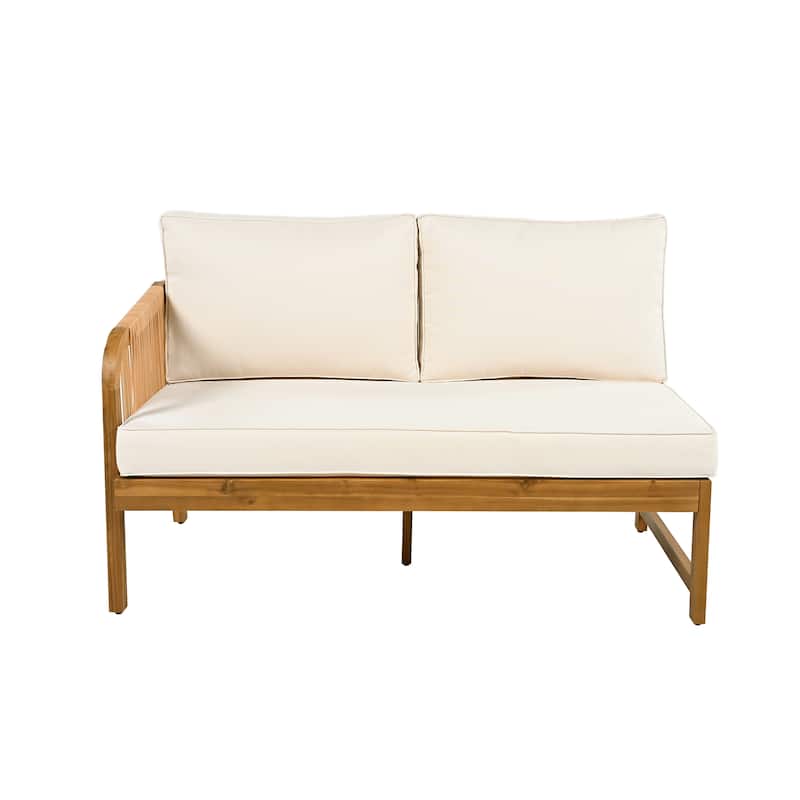 Christopher Knight Home - Orion Acacia Wood 4-Pieces Patio Chat Set