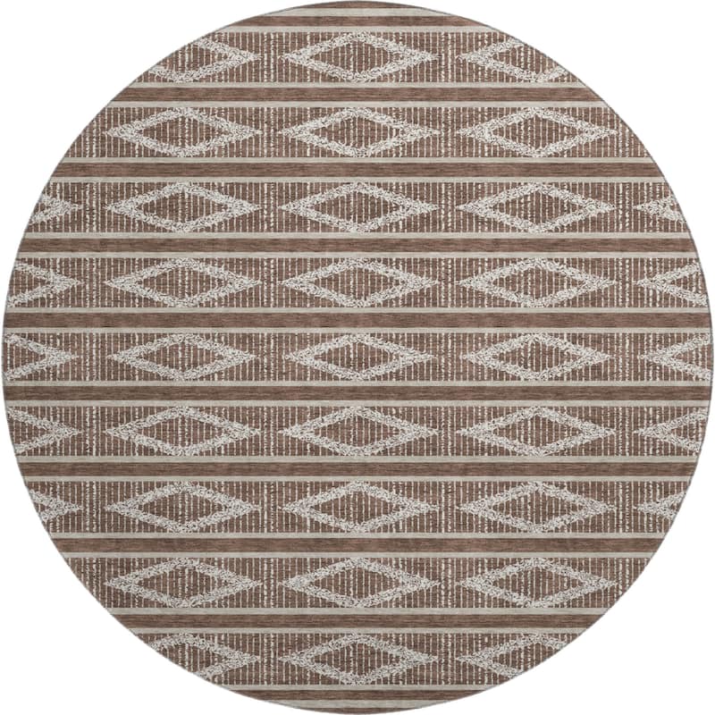 Premium Washable Super Soft Geo Diamonds Mayfield Rug