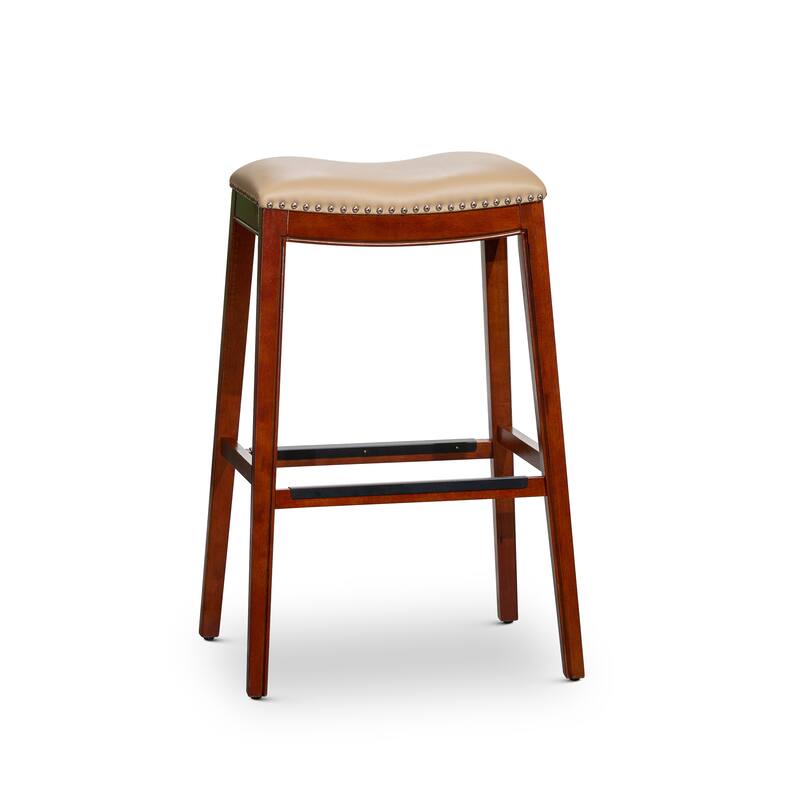 Bar Stool, Bone Leather Seat