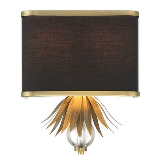 Minka Lavery 4582 Caprio 2 Light 13" Tall Wall Sconce with Cloth Shade