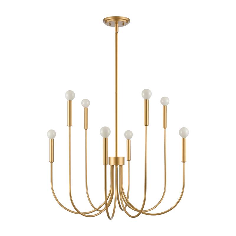 Elk Home Ulla Multiple Finishes Metal 8 Light Chandelier - 8-Light