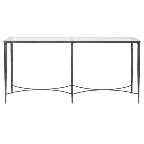 slide 2 of 5, Uttermost Washington Console Table - 63"W x 30"H x 14"D Black - 63"W x 30"H x 14"D