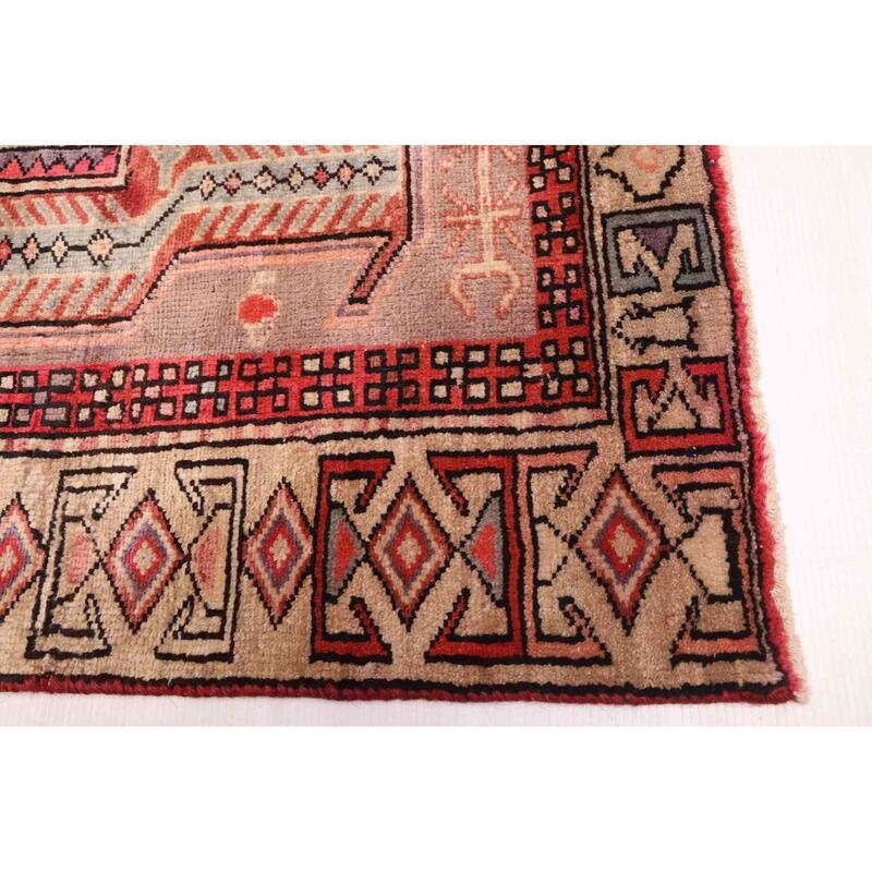 ECARPETGALLERY Hand-knotted Konya Anatolian Taupe Wool Rug - 3'1 x 8'10