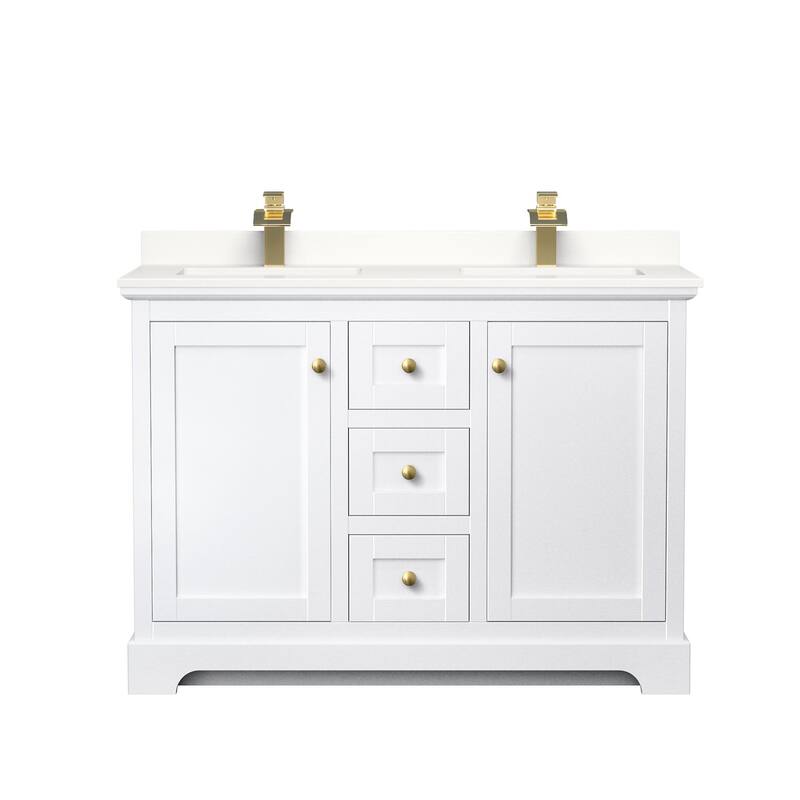 Wyndham Collection WCV232348D-QTZ-UNSMXX Avery 48" Free Standing