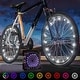 preview thumbnail 1 of 4, Activ Life Bike Lights (2 Tires, White), Bright LED Safety & Style for Boys & Girls, Popular Summer & Birthday Gifts