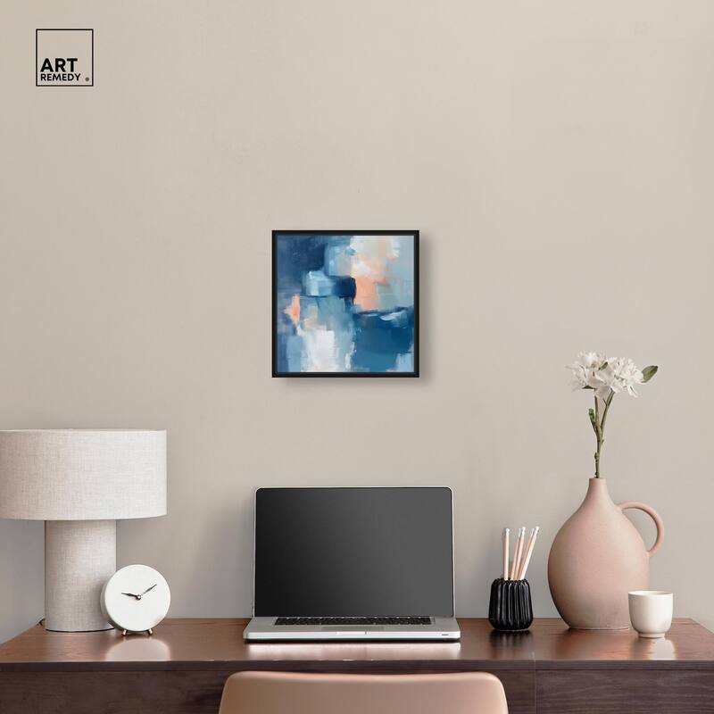 Whispering Blue I Canvas by Art Remedy