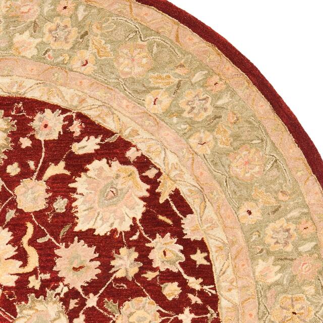 SAFAVIEH Anatolia Angeline Traditional Oriental Hand-spun Wool Rug