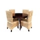 preview thumbnail 3 of 3, Capital Round Dining 5pc Set w/ Seagrass Chairs