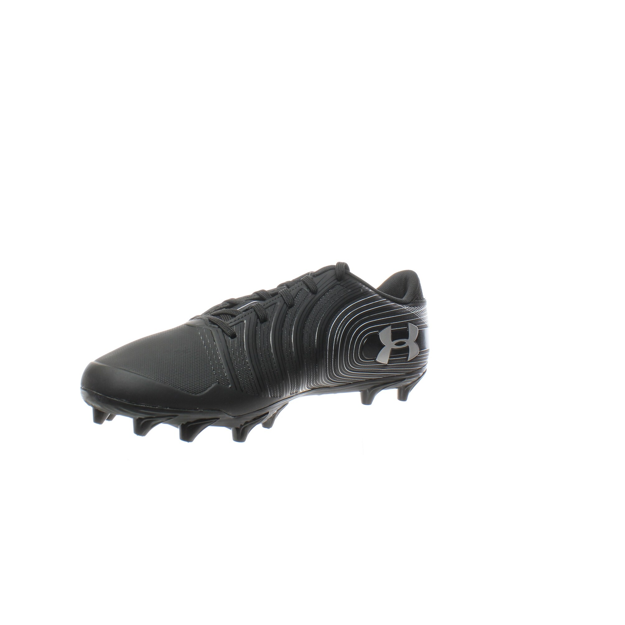 Shop Under Armour Mens Nitro Low Mc Black White Football Cleats