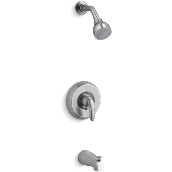 Kohler K-TS15601-4 Single Handle Tub and Shower Trim with Single Function Shower Head from the Coralais Series
