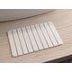 preview thumbnail 22 of 47, Diatomite Quick Dry Stone Medium 24" x 15" Bath Mat White