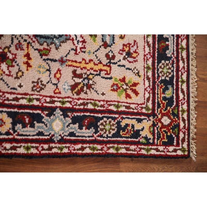 Floral Transitional Oushak Oriental Accent Rug Handmade Wool Carpet - 3'0"x 4'11"