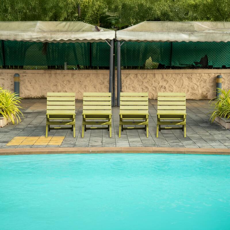 Versailles Fully Assembed All-Weather HDPE Outdoor Folding Patio Chair