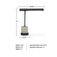 preview thumbnail 5 of 8, Signature Design by Ashley Vinmour Brown/Beige Desk Lamp - 15.63" W x 5.25" D x 17" H