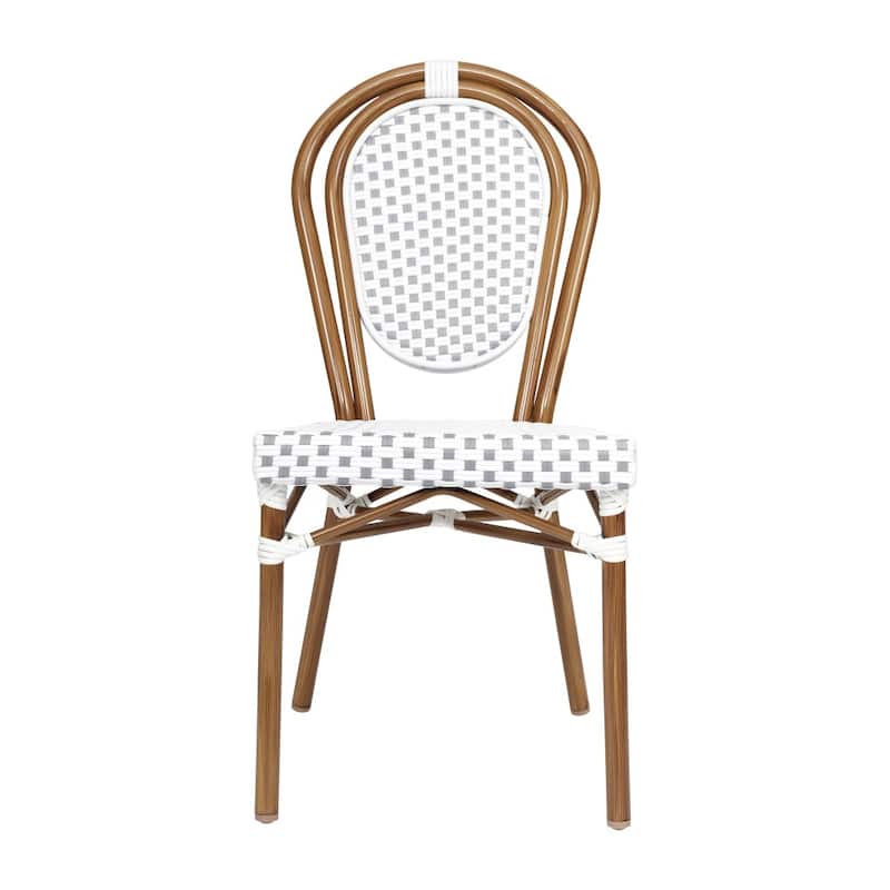 Stacking Bistro Chairs with Metal Frames