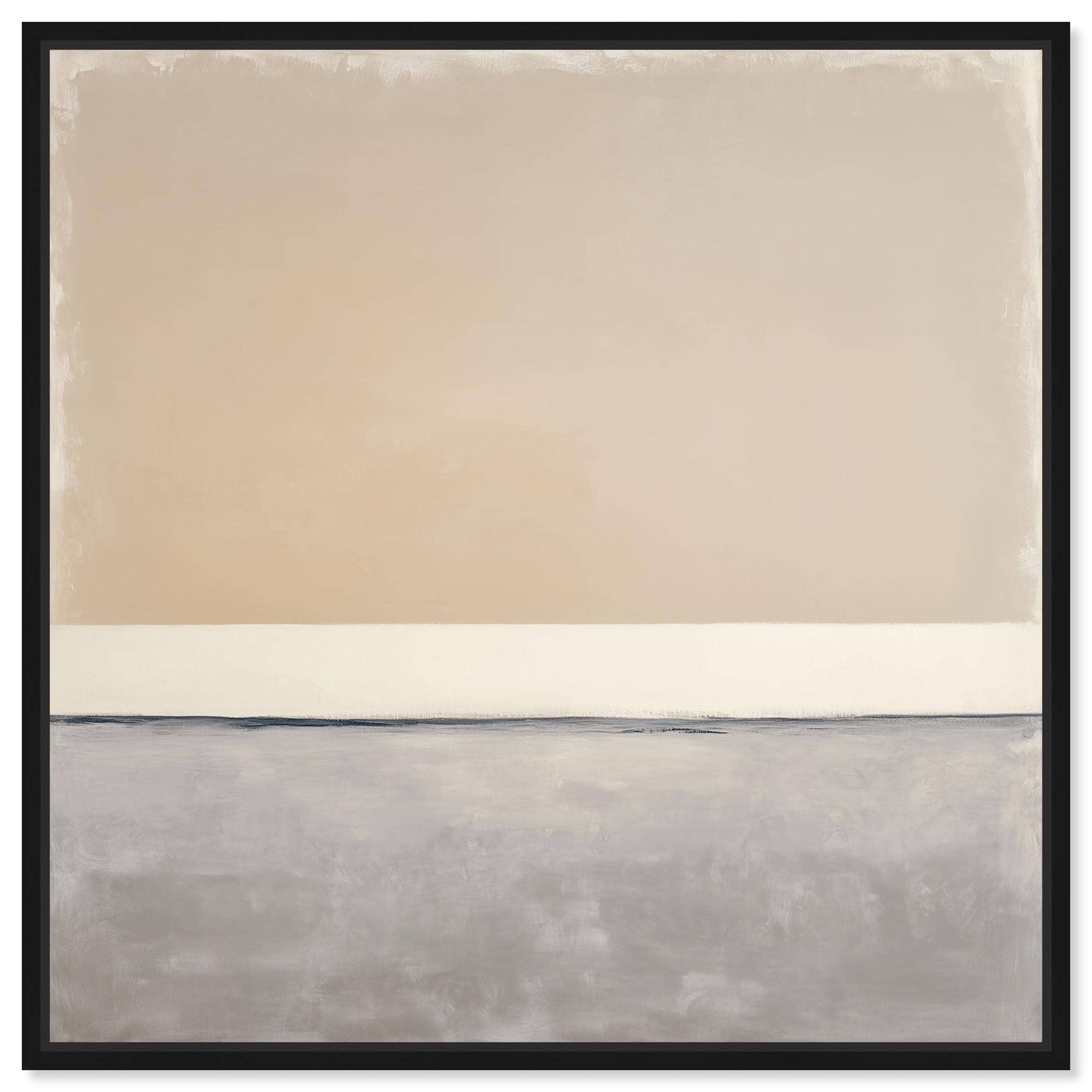 Wooden Deck Boho Art Canvas Print by Art Remedy