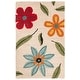 preview thumbnail 12 of 46, SAFAVIEH Handmade Blossom Aggie Modern Floral Wool Rug 2'6" x 4' - Beige/Multi
