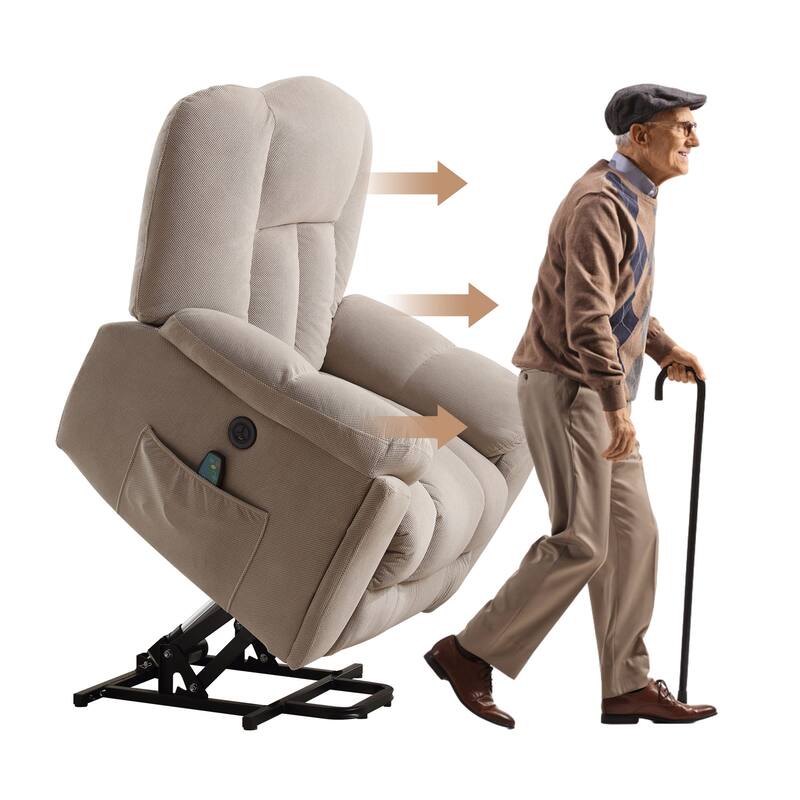 Power Lift Recliner Chair with Heat and Massage