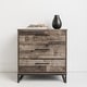 preview thumbnail 18 of 52, Signature Design by Ashley Neilsville Weathered Woodgrain Dresser Brown/Grey - 3-drawer